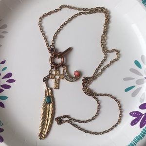 Forever 21 Gold Charm Necklace